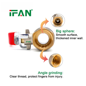 Válvula <span class=keywords><strong>de</strong></span> Latón Roscada <span class=keywords><strong>de</strong></span> Alta Presión IFAN, Válvula <span class=keywords><strong>de</strong></span> Bola <span class=keywords><strong>de</strong></span> Latón <span class=keywords><strong>de</strong></span> 1/4'' a 4'' para Uso con Agua, Gran Venta - Product Image 4