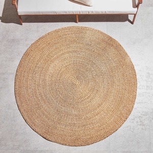Classic circular raffia <strong>carpets</strong> for home decorations <strong>customize</strong> <strong>size</strong> &amp; shape seagrass floor mats high quality - Product Image 1