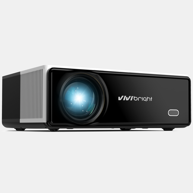 VIVIBRIGHT PROJECTOR D4000 Smart LCD Projector Android 14 FHD Resolution 4K Support High Brightness LED for Business Education