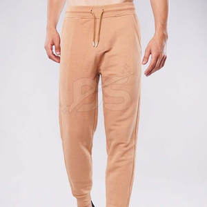 กางเกงจ็อกเกอร์ลำลองเอวกลางสำหรับผู้ชาย ผ้าฝ้าย 100% ระบายอากาศได้ดี ดีไซน์น้ำหนักเบา บริการ OEM ออกแบบตามสั่งสำหรับการวิ่ง - Product Image 3