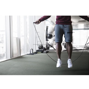 Pedido a granel, pantalones cortos grises personalizados para correr, pantalones cortos de gimnasio para hombres, OEM, sudor, carga táctica duradera, calle alta, 100% algodón, secado rápido, lavado con ácido - Product Image 5