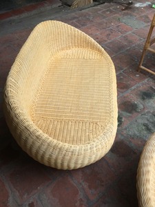 Ensemble de canapé de jardin moderne en rotin tressé GIA NGUYEN, table, salon intérieur/extérieur, une place, meubles personnalisés - Product Image 3