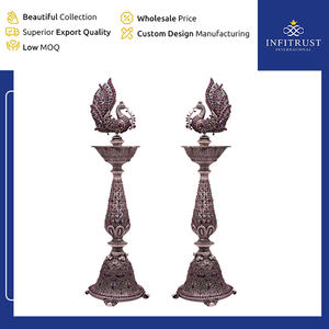 โคมไฟสตั๊ดทำจากหินมีค่าสเตอร์ลิงทำด้วยมือด้วย925ออกซิไดซ์คุณภาพมาตรฐานผลิตในประเทศอินเดีย - Product Image 2