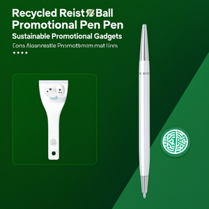 Penna a Sfera Riciclata Sostenibile, Gadget Promozionale - Product Image 3