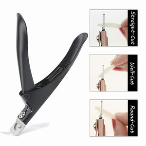 Cortaúñas de punta de uñas superventas, cuchillas afiladas, cortadores de punta de uñas largos acrílicos de Color negro, cortadores de punta de uñas de 5,1" - Product Image 5