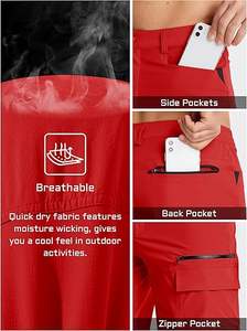 Men's Lightweight Gym Jogger <b>Shorts</b> Quick Dry Mesh Fabric Workout Running <b>Shorts</b> with <b>Zipper</b> Pockets Solid Pattern - Product Image 3