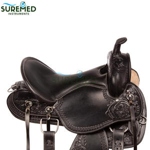 Dernier modèle de selle de cheval en cuir occidental, confortable, ergonomique, réutilisable, fabriquée à la main, vente en gros - Product Image 3