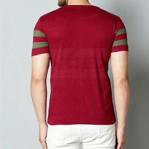 Camisetas de hombre de alta calidad Patrón sólido de algodón/poliéster cómodo para uso en exteriores Nuevo stock - Product Image 2