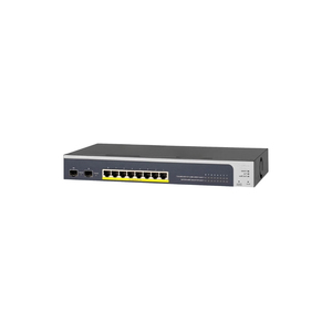 Commutateur intelligent Gigabit PoE + à 8 ports GS510TPP-100NAS avec 2 ports SFP dédiés, Ethernet haute puissance 190W, commutateur réseau géré - Product Image 1