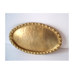 Bandeja de Ramadán de Metal Premium con Brillo Dorado, Apta para Hoteles, Espacios para Banquetes, Fiestas al Aire Libre y Funciones de Ramadán - Product Image 3