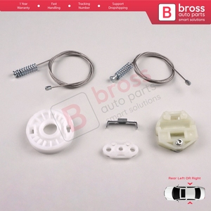 BWR79 <b>Window</b> Regulator Repair Kit Rear Left or Right Door for Astra G MK4 T98 1998-2004 4/5 Door 90521877 90521878 - Product Image 2
