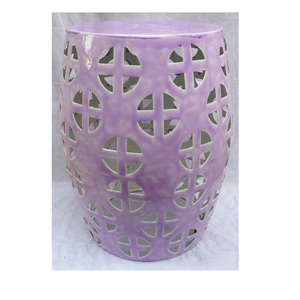 Mesa de centro multicolor Diseño de corte Mesa auxiliar de metal Mesa de barril al precio más bajo - Product Image 5