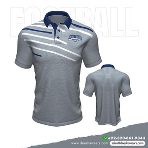 Camisetas Polo de fútbol americano de alto rendimiento Ropa de equipo transpirable Tops de entrenamiento de secado rápido para hombres - Product Image 4