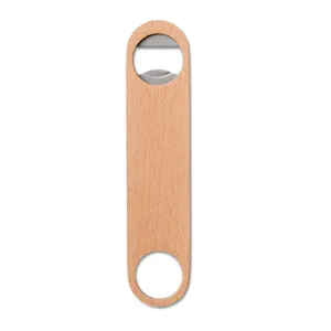 Tire-bouchon et ouvre-bouteille personnalisés en bois pour merchandising - Product Image 4