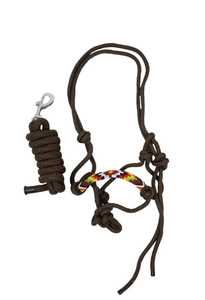 Custom Made Beaded <b>Rope</b> <b>Halters</b> with Horse Lead Snap Hook Available at Wholesale Price From Indian Exporter - Product Image 2