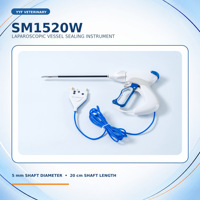 YYF SM1520W Pince de scellement vétérinaire à mâchoires courbées réutilisable de 5 mm et 20 cm pour les procédures d'esterilisation ouverte
