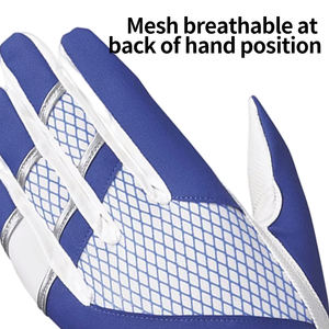 Guantes de bateo de béisbol de tamaño de color con logotipo personalizado Guantes de bateo de béisbol personalizados Guantes de béisbol y softbol de cuero transpirable unisex - Product Image 3