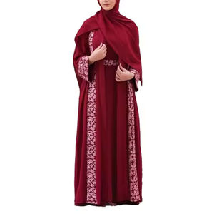 Nouvelle vente chaude, abaya pour femmes fabriquée au Pakistan, personnalisable, utilisation en extérieur, mode islamique, respirante, longueur cheville, manches longues, musulmane - Product Image 5