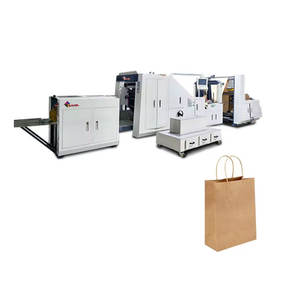 เครื่องทําถุงกระดาษก้นสี่เหลี่ยมอัตโนมัติคุณภาพดีที่สุดสําหรับถุงกระดาษคราฟท์สี่เหลี่ยม - Product Image 1