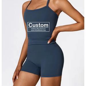 Top Deportivo Corto para Mujer, Personalizado al por Mayor, de Alta Demanda, con Logotipo, Transpirable, Antigolpes, Cuello en U, Espalda Deportiva, para Yoga y Gimnasio - Product Image 2