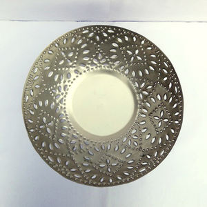 Bol à fruits au design classique en aluminium argenté de haute qualité pour hôtel et restaurant à la maison en gros - Product Image 2