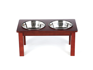 Cuencos de alimentación para perros de acero inoxidable de alta calidad con estilo superventas, soporte de madera maciza, cuencos de agua antideslizantes ecológicos para comida de mascotas - Product Image 4