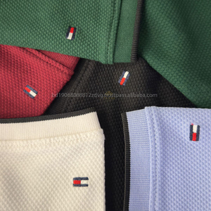 Fabricant du Bangladesh, T-shirt polo pour homme en coton 100% de haute qualité, uni, décontracté, 12 couleurs de broderie personnalisées, OEM - Product Image 5