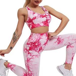 Leggings de yoga et soutien-gorge de sport à séchage rapide, ensembles pour femmes, respirants, OEM, étiquette privée, vêtements de sport personnalisés en 2 pièces - Product Image 3