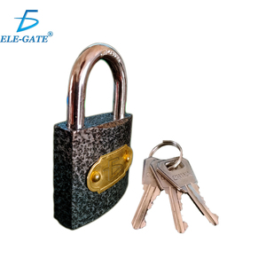 Lucchetto di Sicurezza Rinforzato in Ferro con Gancio Corto 38mm con Funzione a Chiave - Product Image 1