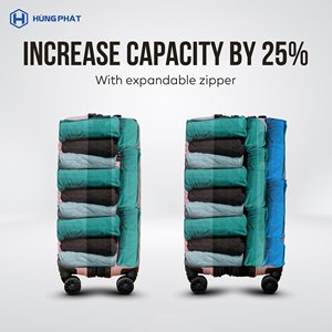 Maleta de Lujo de Alta Calidad 662 PP, con Ruedas de Aluminio, Cierre Digital, Resistente a Roturas, Carcasa Rígida Personalizada, Marca Hung Phat - Product Image 4