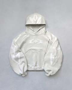 Sudadera con capucha clásica personalizable OEM 100% de alta calidad para hombre 280-300 Gsm Fleece (mezcla de algodón y poliéster) con forro digital - Product Image 1