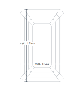 Def VVS VS1ความชัดเจน IGI ได้รับการรับรอง5.88ct ห้องปฏิบัติการเจียระไนมรกตเพชรที่ปลูกในราคาไม่แพงจากผู้จำหน่ายอินเดีย - Product Image 2