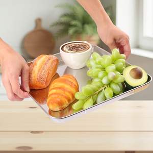 Plateau de stérilisation en acier inoxydable de haute qualité Plateau d'instruments chirurgicaux à double niveau pour une utilisation en clinique certifié CE - Product Image 5