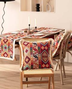 Vintage Kilim Hand Woven Jute <b>Throw</b> <b>Pillow</b> Cover Customizable Luxury Striped Eco-Friendly Anti-Static Washable Rustic Pattern - Product Image 2