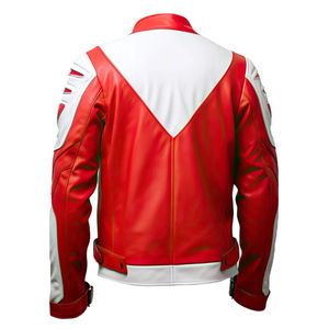 Veste de motard en cuir de haute qualité personnalisée – Imperméable, coupe-vent, respirante, séchage rapide, pour l'hiver (vente en gros) - Product Image 2
