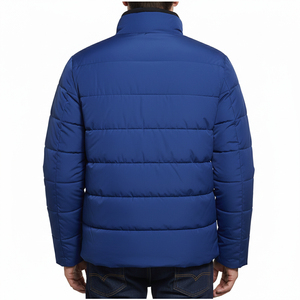 Veste d'hiver personnalisée pour homme, veste safari grande taille, veste en tissu d'automne avec fermeture éclair, col montant, fourrure et peluche pour homme, service OEM - Product Image 4