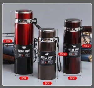 316 Stainless Steel Double Wall 800ml Capacity Smart Water Bottle Novelty Design <strong>Hot</strong> Sustainable Vacuum <strong>Flask</strong> for Men Women Kids - Product Image 4
