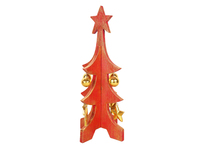 Budivis CH003 Mini Arbre de Noël en Bois Décoratif à Suspendre pour la Maison, Couleur et Taille Personnalisables