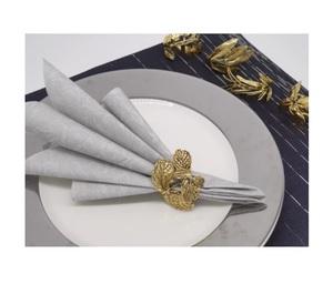 Anillo de Servilleta Metálico, Hermoso y Elegante, Decoración para Mesa de Comedor, Hecho a Mano, Reutilizable, para Uso en el Hogar y Restaurantes - Product Image 3
