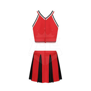 Logo personnalisé uniforme de pom-pom girl à séchage rapide uniforme de pom-pom girl professionnel de haute qualité - Product Image 4