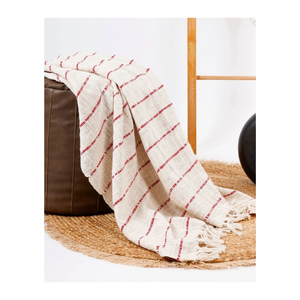 Jeté de canapé jacquard en fil recyclé doux 70x90 pouces avec pompons, certifié GRS – Le choix idéal pour les acheteurs à la recherche de produits d'intérieur durables - Product Image 3