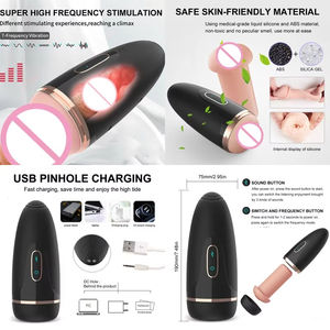 Coupe de masturbation électrique pour homme, simulation vaginale, poche vaginale, massage, masturbateur, appareil d'exercice pénien, jouets sexuels pour adultes masculins - Product Image 6