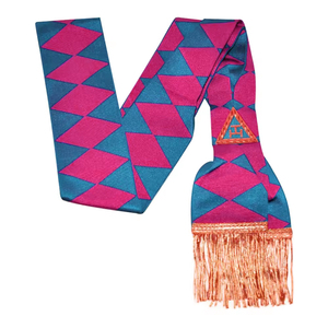 Écharpes de Régalia Maçonnique de Luxe Brodées - Couleurs Personnalisées Écharpe de Maître de l'Arche Royale et du Rite Écossais - Product Image 2