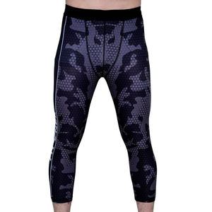 Best selling Quick dry Men Sublimation <b>Legging</b> Custom Soft Arrival Sublimation Excellence Quality Elastic Waist Yoga <b>Leggings</b> - Product Image 4