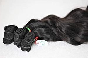 Auténtica Peluca de cabello humano crudo recto de grado templo indio extensiones Remy dibujadas al por mayor extensiones de cabello humano indio - Product Image 5