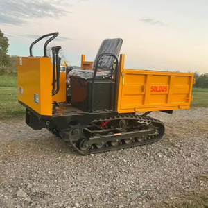 Livraison gratuite, mini-dumper sur chenilles SDL D25 certifié CE EPA, 3 vitesses avec marche arrière, mini-dumper sur chenilles hydraulique à basculement - Product Image 3