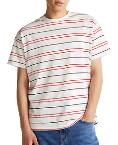 Camiseta de Manga Corta con Cuello Redondo de Algodón 100% para Hombre, Estilo Urbano de Alta Calidad, Impresión Digital Personalizada en la Parte Delantera, Color Sólido - Product Image 4