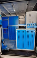Armoire de service mobile industrielle OEM de haute qualité avec tiroirs métalliques et étagères, conception modulaire, facilement assemblable, finition poudrée