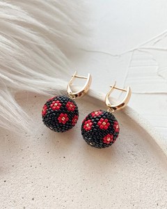 Pendientes de cuentas bohemias con flecos en cascada Andy de diseño turquesa, regalo de joyería único - Product Image 4