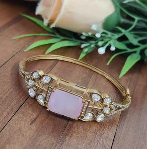 Pulsera Monalisa y Polki para Mujer, Pulsera de Lujo de Primera Calidad, Ideal para Fiestas, Complementa el Estilo Étnico y Moderno - Product Image 6